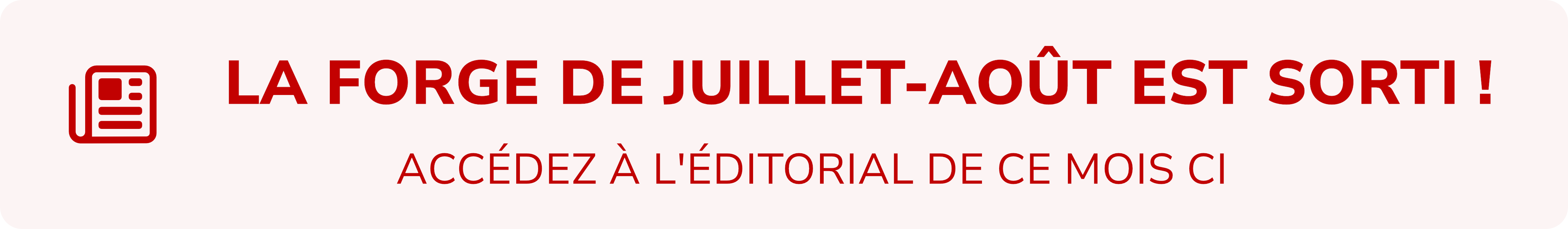 Journal La Forge - juillet