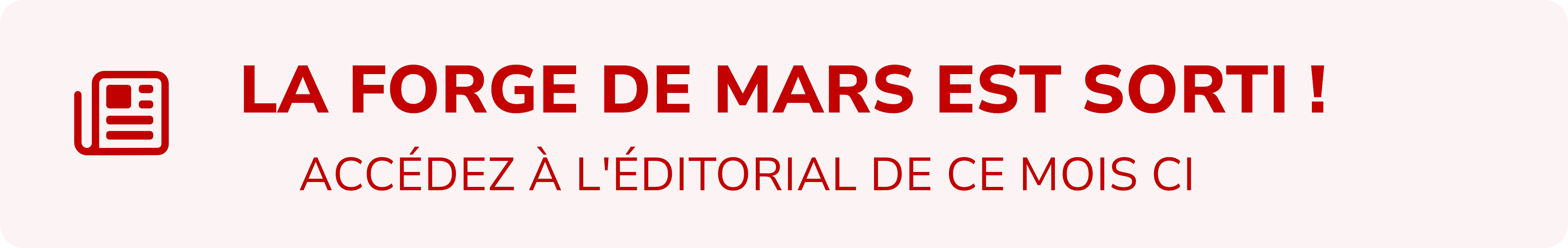 Journal La Forge - mars